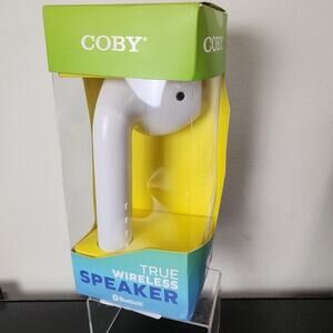 Coby True Wireless Bluetooth Speaker Built-in FM Radio USB Mic NEEDS USB CHARGER
